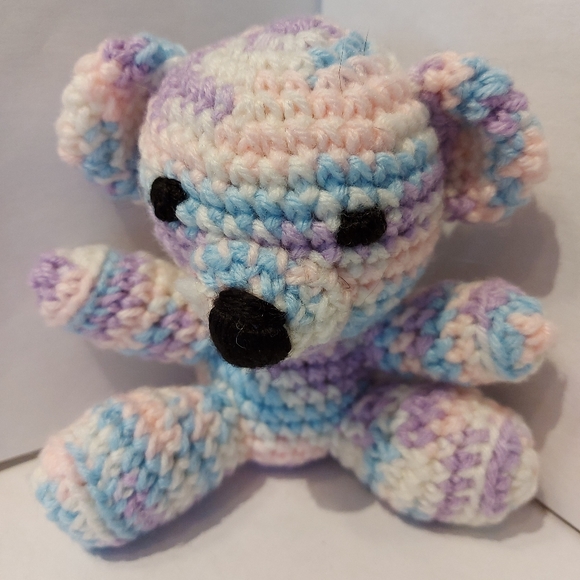 Handmade Tiny Pastel Teddy Bear - Picture 1 of 6